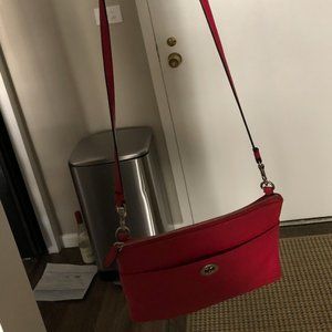 Pink Red Crossbody Purse